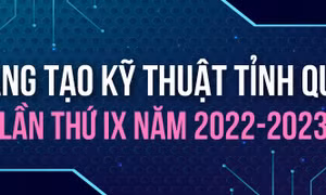 KẾ HOẠCH, THỂ LỆ HỘI THI SÁNG TẠO KỸ THUẬT TỈNH QUẢNG NINH LẦN THỨ IX, NĂM 2022-2023