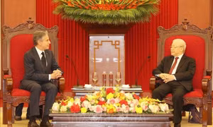 Tổng Bí thư Nguyễn Phú Trọng tiếp Ngoại trưởng Hoa Kỳ Antony Blinken