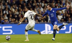 Real hạ Chelsea ở lượt đi tứ kết Champions League