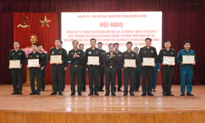 Đảng ủy Quân sự tỉnh: Tổng kết 12 năm thực hiện chỉ thị số 124 của Thường vụ Quân ủy TW