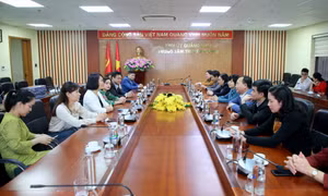 Đài PT-TH tỉnh Thái Bình thăm và làm việc với Trung tâm Truyền thông tỉnh Quảng Ninh