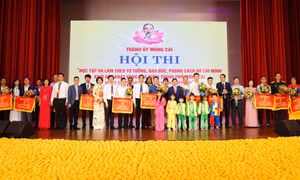 Móng Cái: Hội thi Học tập và làm theo tư tưởng, đạo đức, phong cách Hồ Chí Minh