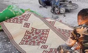 Cặp vợ chồng tử vong tại chỗ sau va chạm với xe tải trên quốc lộ