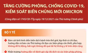 Thủ tướng yêu cầu "không để bị động" trước biến chủng mới Omicron