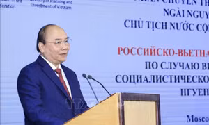 Chủ tịch nước Nguyễn Xuân Phúc dự tọa đàm doanh nghiệp Việt - Nga