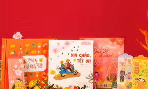Truyền tình yêu Tết đến độc giả nhí
