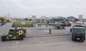 Diễn tập chung Quân y giữa Quân đội hai nước Việt Nam - Trung Quốc thành công tốt đẹp