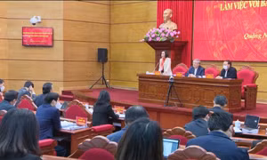 Ban Chỉ đạo Trung ương về quản lý biên chế nhiệm kỳ 2021-2026 làm việc với Ban Thường vụ Tỉnh ủy