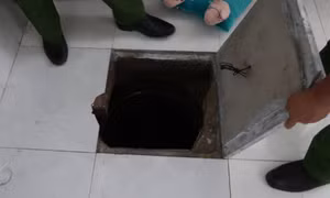 Đào hầm trong phòng ngủ để trốn truy nã
