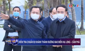 Kiểm tra chuẩn bị khánh thành đường bao biển Hạ Long - Cẩm Phả