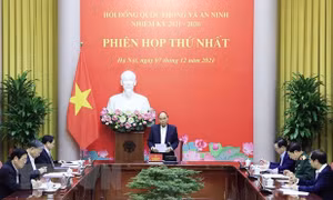 Phiên họp thứ nhất Hội đồng Quốc phòng và An ninh nhiệm kỳ 2021-2026