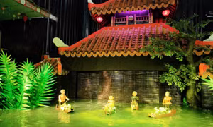 Rối nước kết duyên hát bội, rối bóng, kịch nói