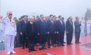 Kỷ niệm 94 năm Ngày thành lập Đảng: Lãnh đạo Đảng, Nhà nước tưởng niệm các Anh hùng liệt sĩ 