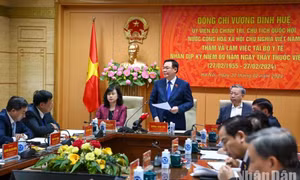 Chăm sóc sức khỏe nhân dân là ưu tiên đặc biệt của Đảng và Nhà nước ta