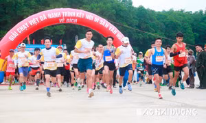 Khai mạc Giải việt dã “Hành trình kết nối di sản văn hoá” tỉnh Hải Dương mở rộng lần thứ nhất năm 2024