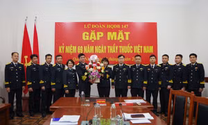 Lữ đoàn 147 Hải quân: Gặp mặt kỷ niệm 69 năm Ngày Thầy thuốc Việt Nam