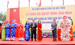 Lễ công bố quyết định và đón nhận bằng xếp hạng di tích lịch sử cấp tỉnh đình Dân Tiến, Khai hội Đình Dân Tiến năm 2024