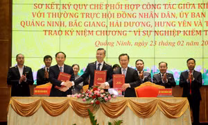 Sơ kết quy chế phối hợp giữa Kiểm toán Nhà nước với các tỉnh, thành