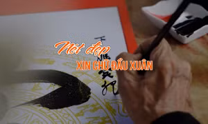 Nét đẹp xin chữ đầu Xuân