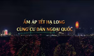 Ấm áp tết Hạ Long cùng cư dân ngoại quốc