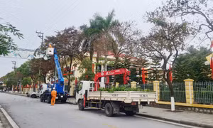 TX Quảng Yên chỉnh trang đô thị đón Tết 