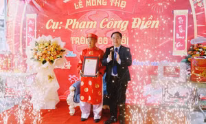 Mừng thọ ngày xuân - Nét đẹp truyền thống hiếu nghĩa