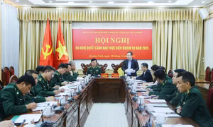 Đảng ủy Bộ đội Biên phòng tỉnh ra nghị quyết lãnh đạo thực hiện nhiệm vụ năm 2025