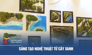 Sáng tạo nghệ thuật từ cây xanh