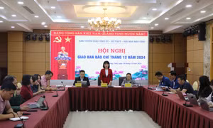 Hội nghị giao ban báo chí tháng 12/2024