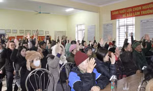 Cô Tô: Địa phương đầu tiên hoàn thành bầu cử 