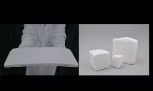 Bọt biển từ bông và xương mực hút hơn 99% vi nhựa trong nước