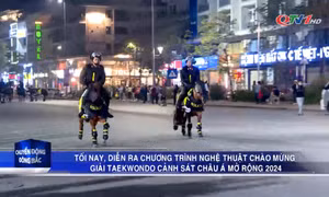 Tối 7/12 diễn ra chương trình nghệ thuật chào mừng Giải Taekwondo Cảnh sát châu Á mở rộng năm 2024
