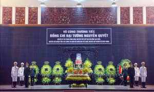 Tổ chức trọng thể Lễ tang Đại tướng Nguyễn Quyết