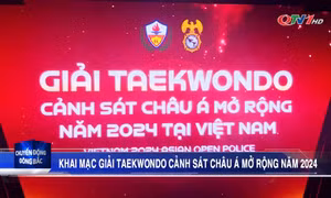 Khai mạc Giải Taekwondo Cảnh sát Châu Á mở rộng năm 2024