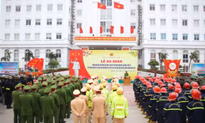 Công an Quảng Ninh ra quân tấn công, trấn áp tội phạm đảm bảo ANTT Tết Nguyên đán Ất Tỵ 2025