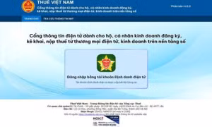 Kinh doanh trên Shopee, Lazada... sẽ kê khai, nộp thuế qua cổng thông tin điện tử từ 19/12
