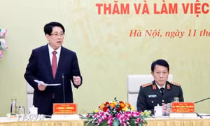 Chủ tịch nước: Tổ chức thành công Đại hội Đảng trong CAND đồng bộ trên cả 3 mặt