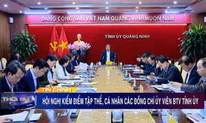 Hội nghị kiểm điểm tập thể, cá nhân các đồng chí Ủy viên BTV Tỉnh ủy