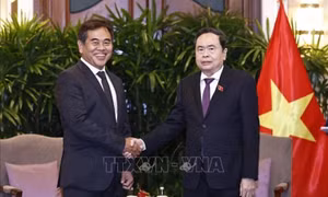 Chủ tịch Quốc hội Trần Thanh Mẫn tiếp lãnh đạo một số tập đoàn lớn của Singapore