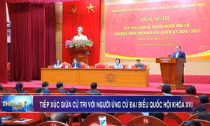 Tiếp xúc giữa cử tri với người ứng cử ĐBQH khóa XVI