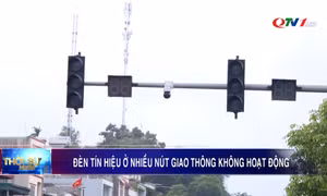 Đèn tín hiệu ở nhiều nút giao thông không hoạt động