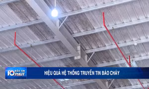 Hiệu quả hệ thống truyền tin báo cháy