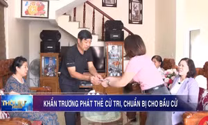 Khẩn trương phát thẻ cử tri, chuẩn bị cho bầu cử