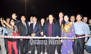 Dự án đưa điện lưới ra huyện đảo Cô Tô, tháng 11-2012