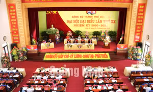 Đại hội Đại biểu Đảng bộ TP Uông Bí lần thứ XX, tháng 6-2020