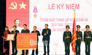 Đầm Hà kỷ niệm Ngày thành lập huyện và đón nhận Huân chương Lao động hạng Nhất, tháng 2-2016