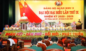 Đại hội Đại biểu Đảng bộ Quân khu 3 lần thứ IX, tháng 8-2020