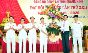 Đại hội Đại biểu Đảng bộ Công an tỉnh lần thứ XXII, nhiệm kỳ 2015-2020