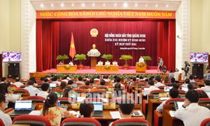 Kỳ họp thứ 2, HĐND tỉnh khóa XIII, tháng 7-2016