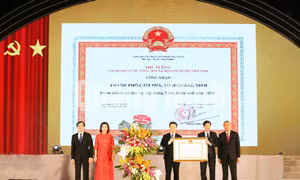 TP Cẩm Phả đón nhận quyết định hoàn thành nhiệm vụ xây dựng nông thôn mới, tháng 6-2019